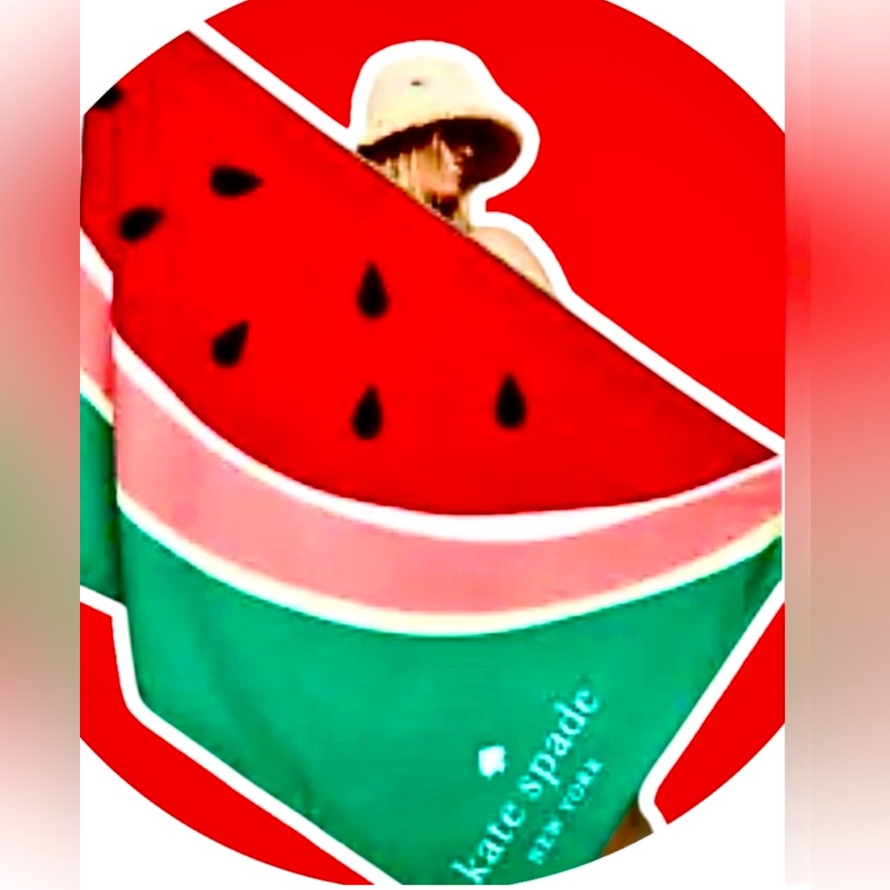 Kate Spade Watermelon Beach Towel NIP XL